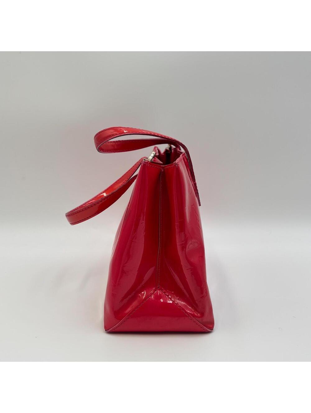 Louis Vuitton Monogram Vernis Wilshire Boulevard Tote PM Hot Pink Patent Leather - Picture 6 of 11
